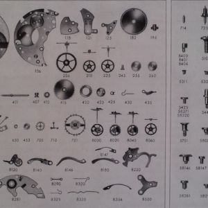 Venus 188 Chronograph Parts